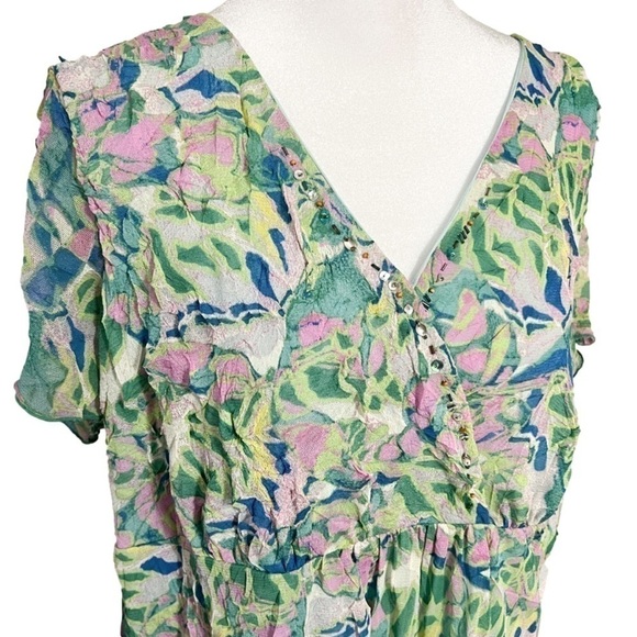 JH Collectibles Wrap Gems Beads Multicolor Top Women’s Size 2X - Picture 3 of 15